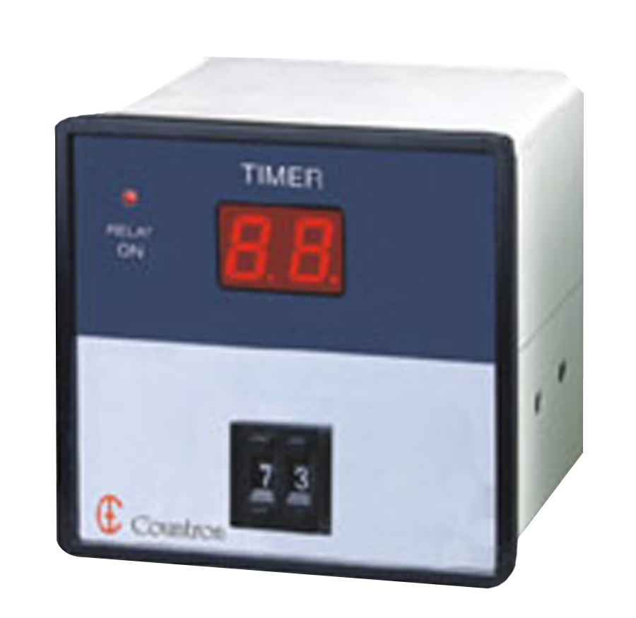 2 Digit Digital Timer with LED Display & Thumb Wheel