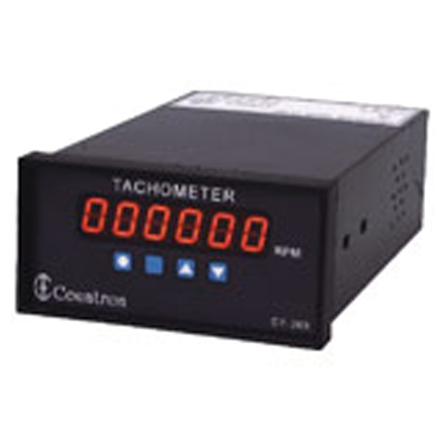 Panel Mounted Tachometer with Scale Factor