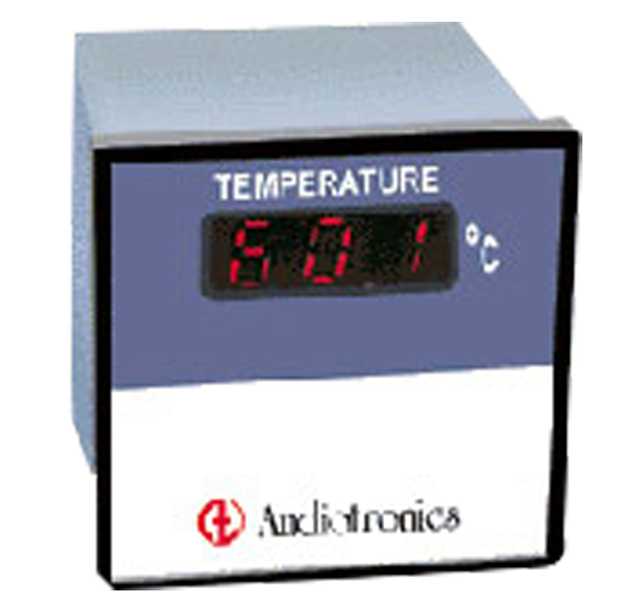 Panel Mounted Digital Temperature Indicator (factory set for PT100 (0-199.9DegC) or J/K (0-500/1200))