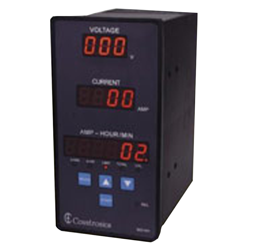 6 Digit Ampere Hour Meter with separate displays for voltage and current